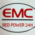 Logo de la gasolinera EMC RED POWER 24